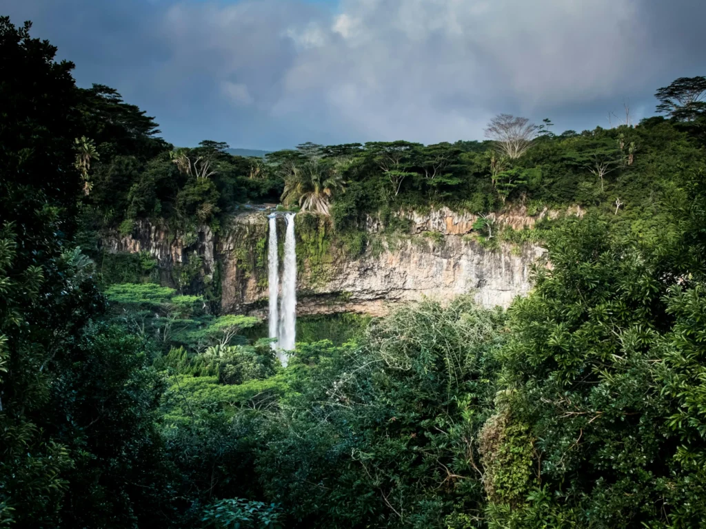 chamarel waterfall
